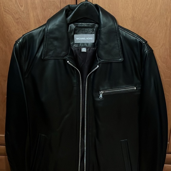 Michael Kors Leather Jacket - Picture 1 of 6